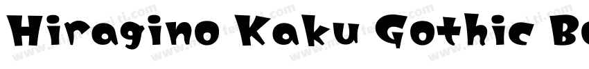 Hiragino Kaku Gothic Bold字体转换
